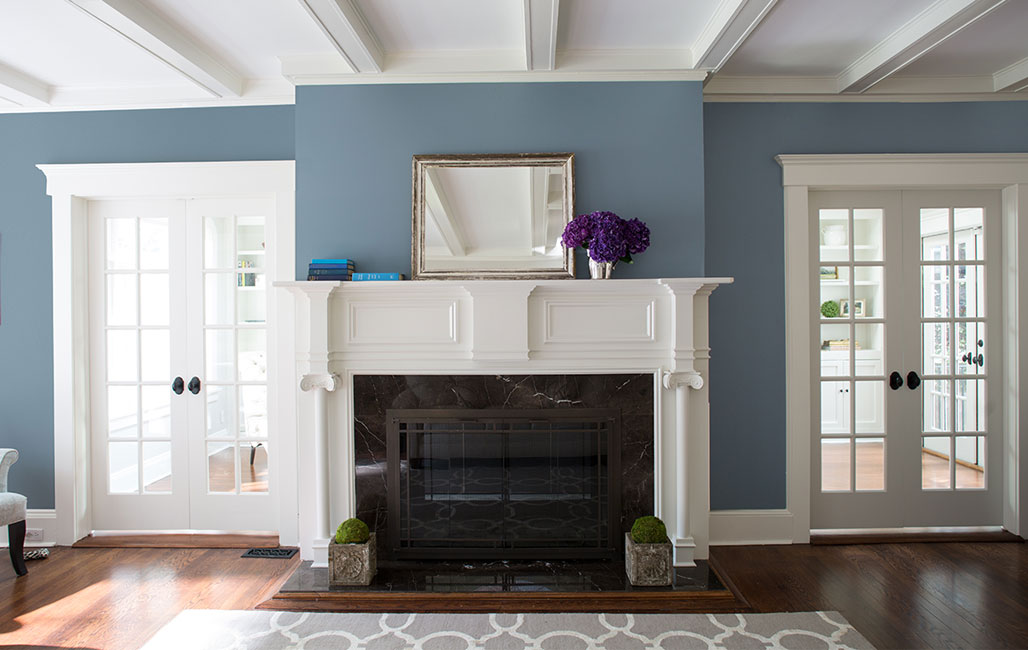 Paint Gallery - Benjamin Moore Symphony Blue - Paint colors and