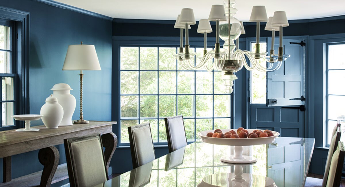 Interior blue paint deals