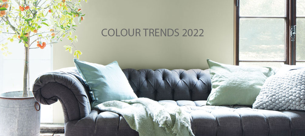 2022 Colour Trends and Colour of the Year - Make room for creativity with October Mist 1495, the Benjamin Moore Colour of the Year 2022.